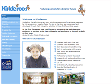 Tablet Screenshot of kinderoos.com